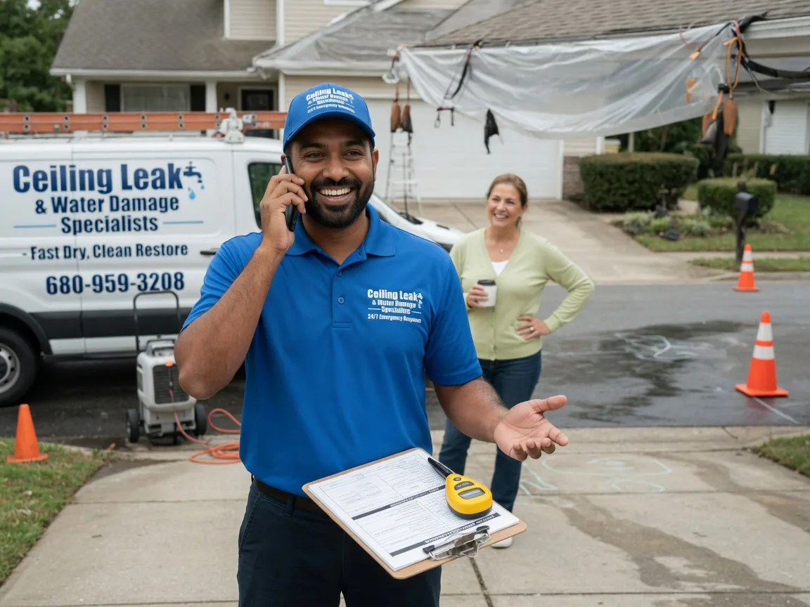 Ceiling Leak Cleanup Grapevine, TX FAQs